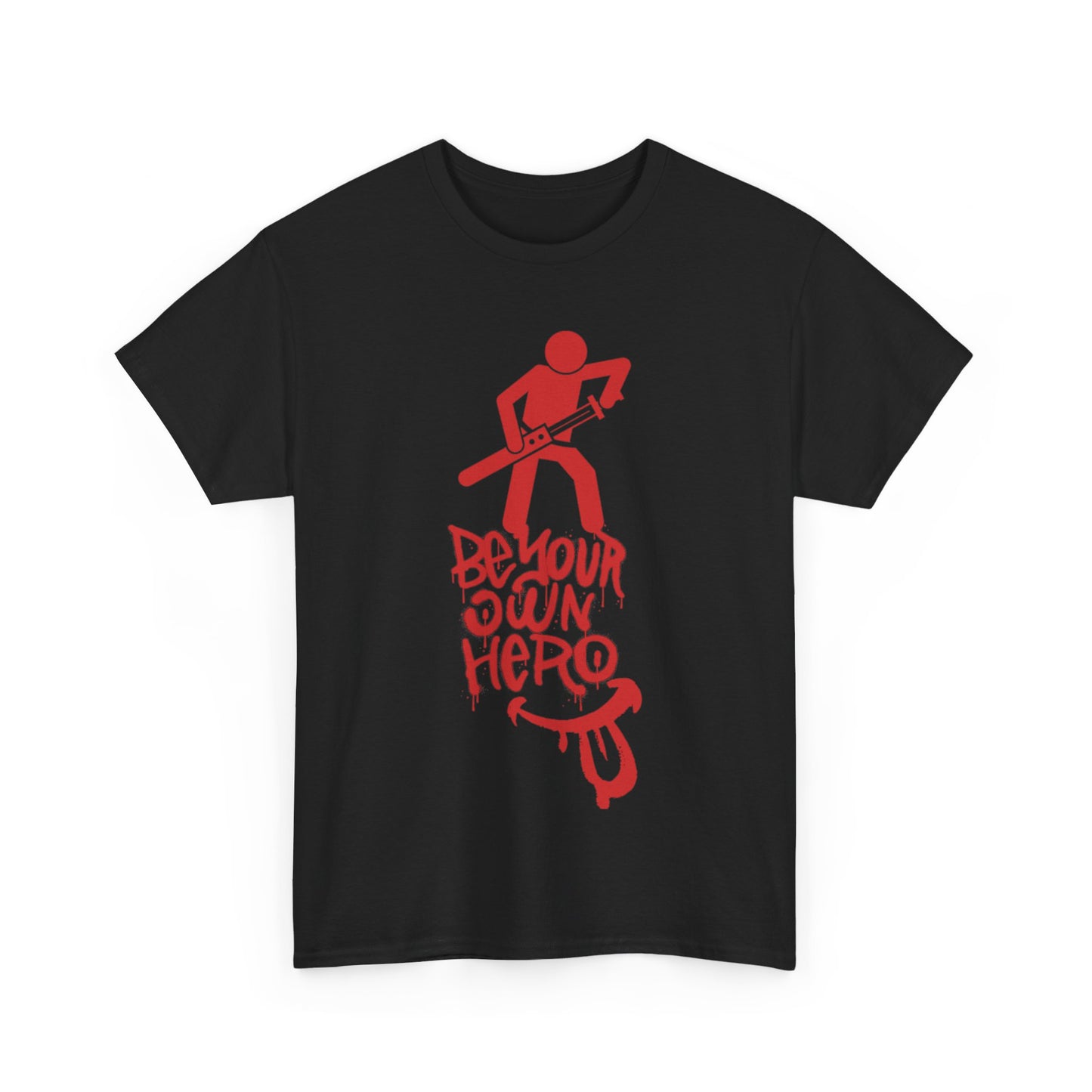 Be Your Own Hero 1a Unisex Heavy Cotton Tee