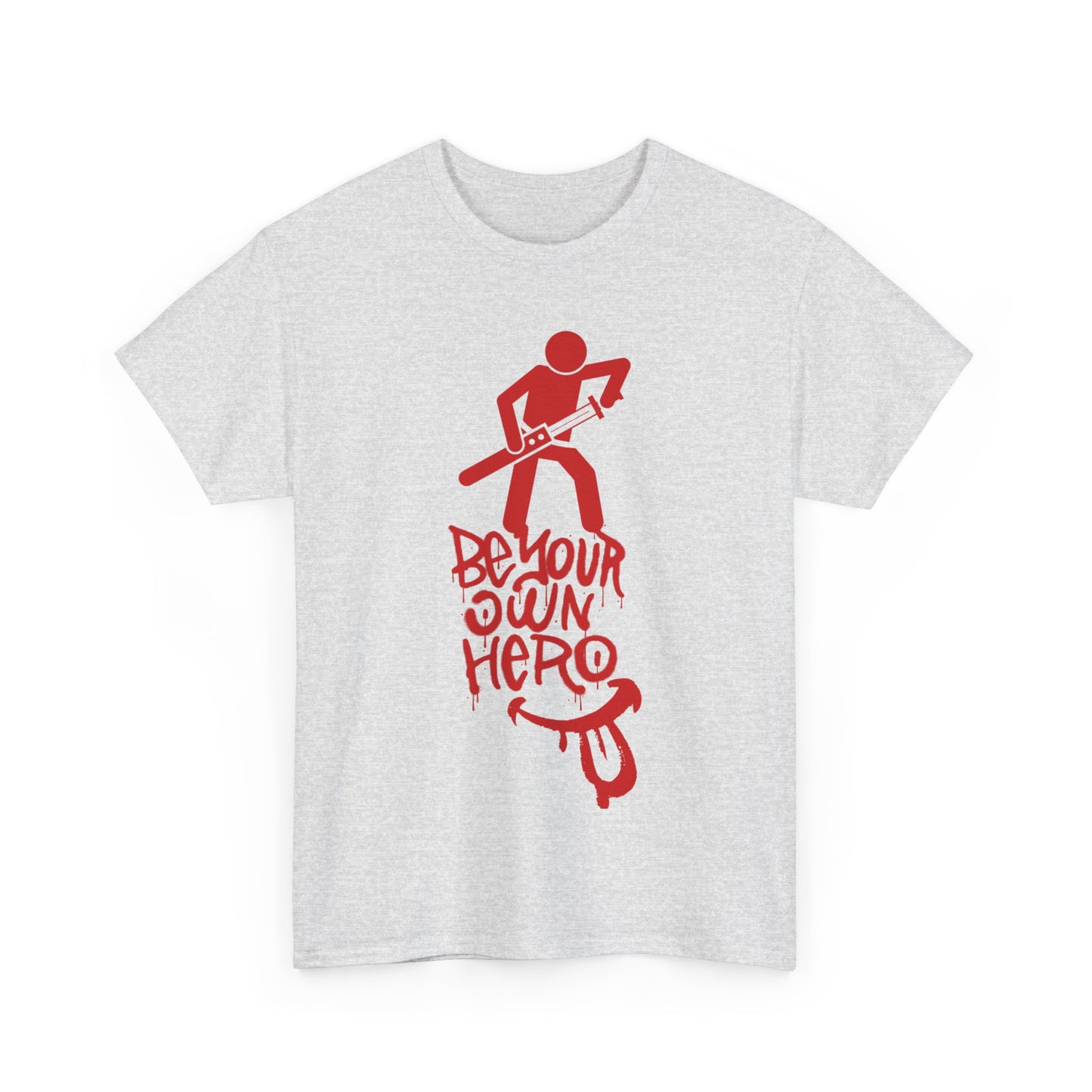 Be Your Own Hero 1a Unisex Heavy Cotton Tee