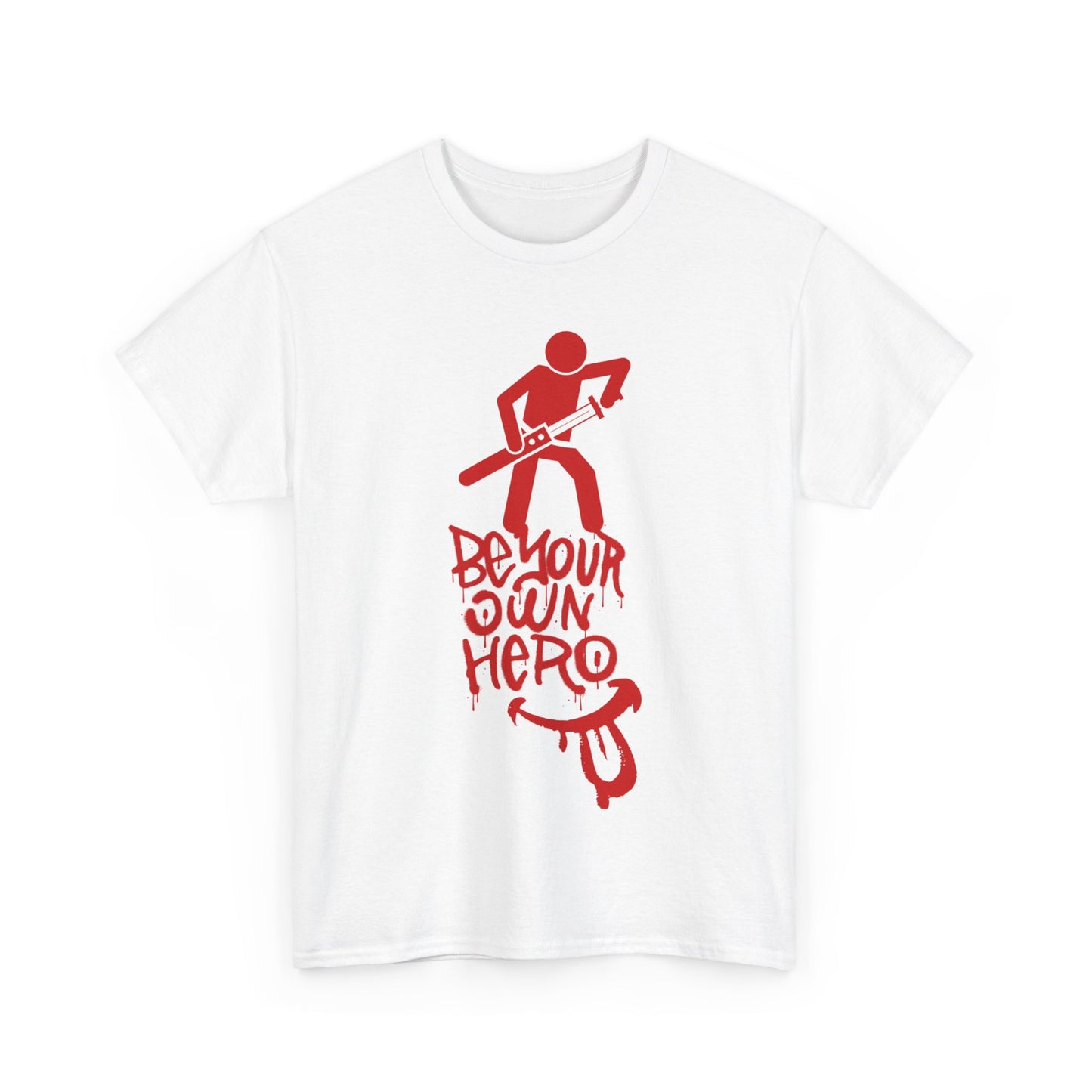 Be Your Own Hero 1a Unisex Heavy Cotton Tee