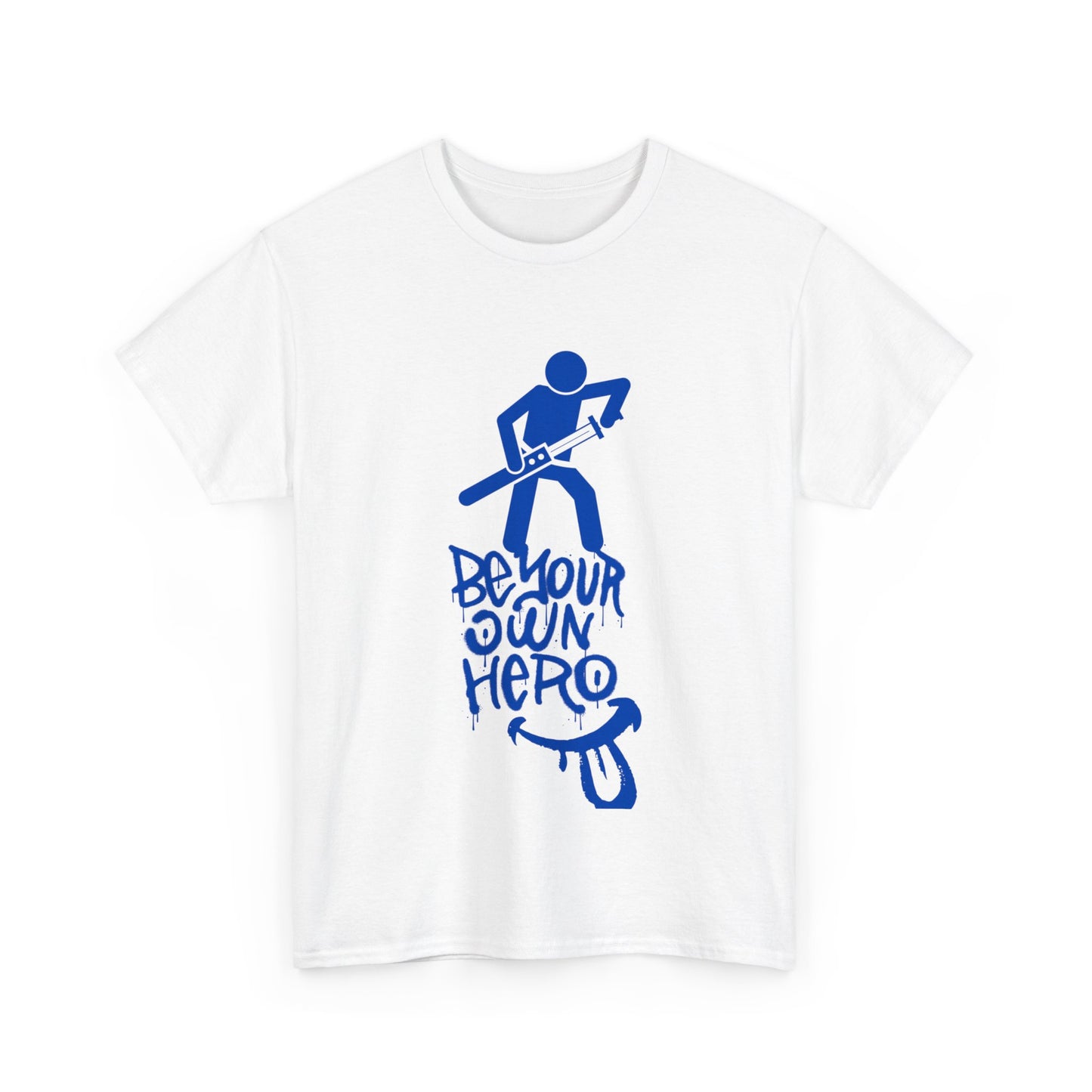 Be Your Own Hero 1 Unisex Heavy Cotton Tee
