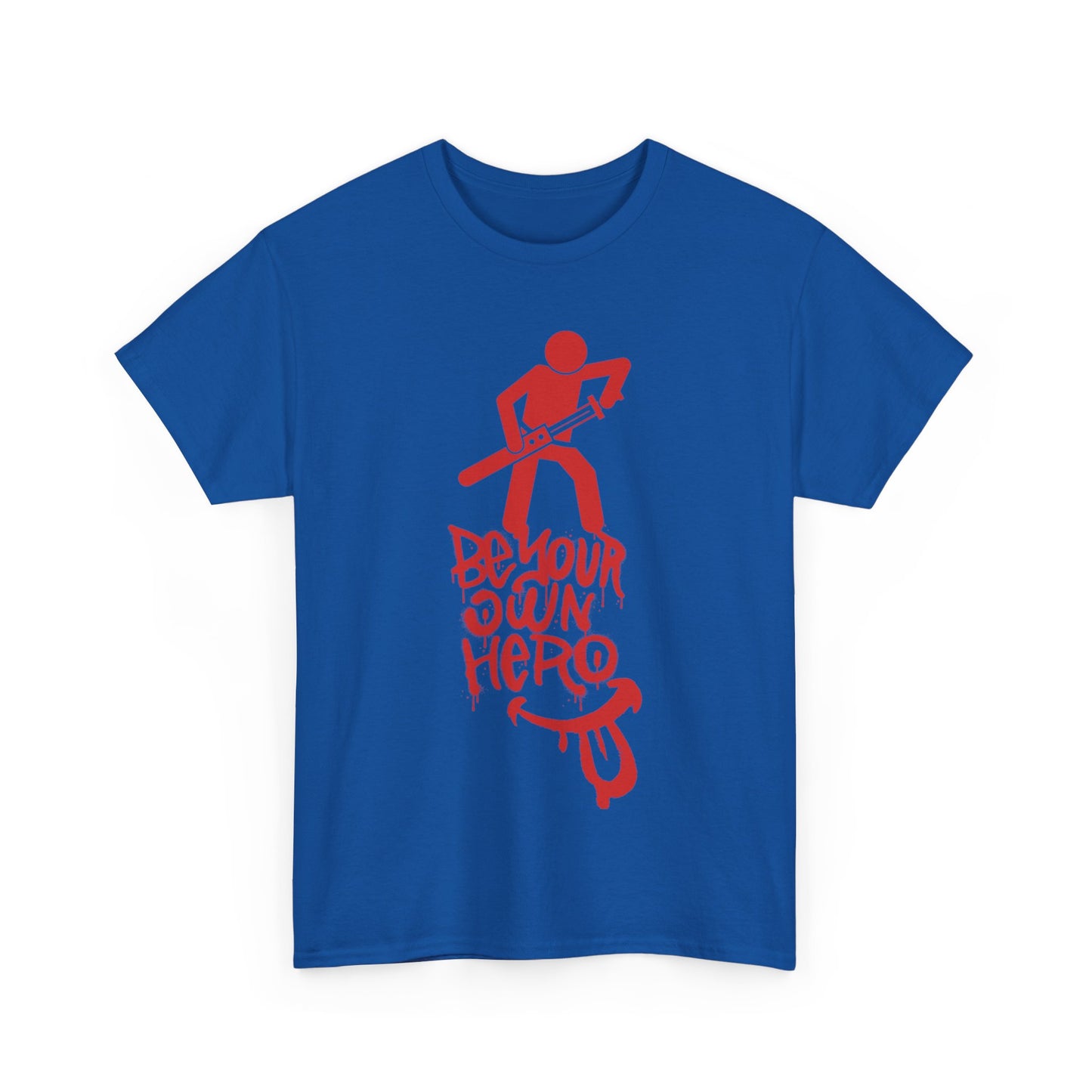 Be Your Own Hero 1a Unisex Heavy Cotton Tee