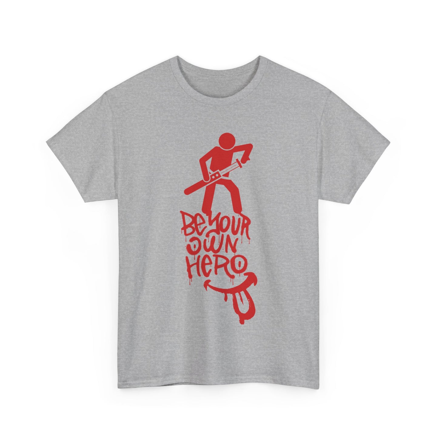 Be Your Own Hero 1a Unisex Heavy Cotton Tee