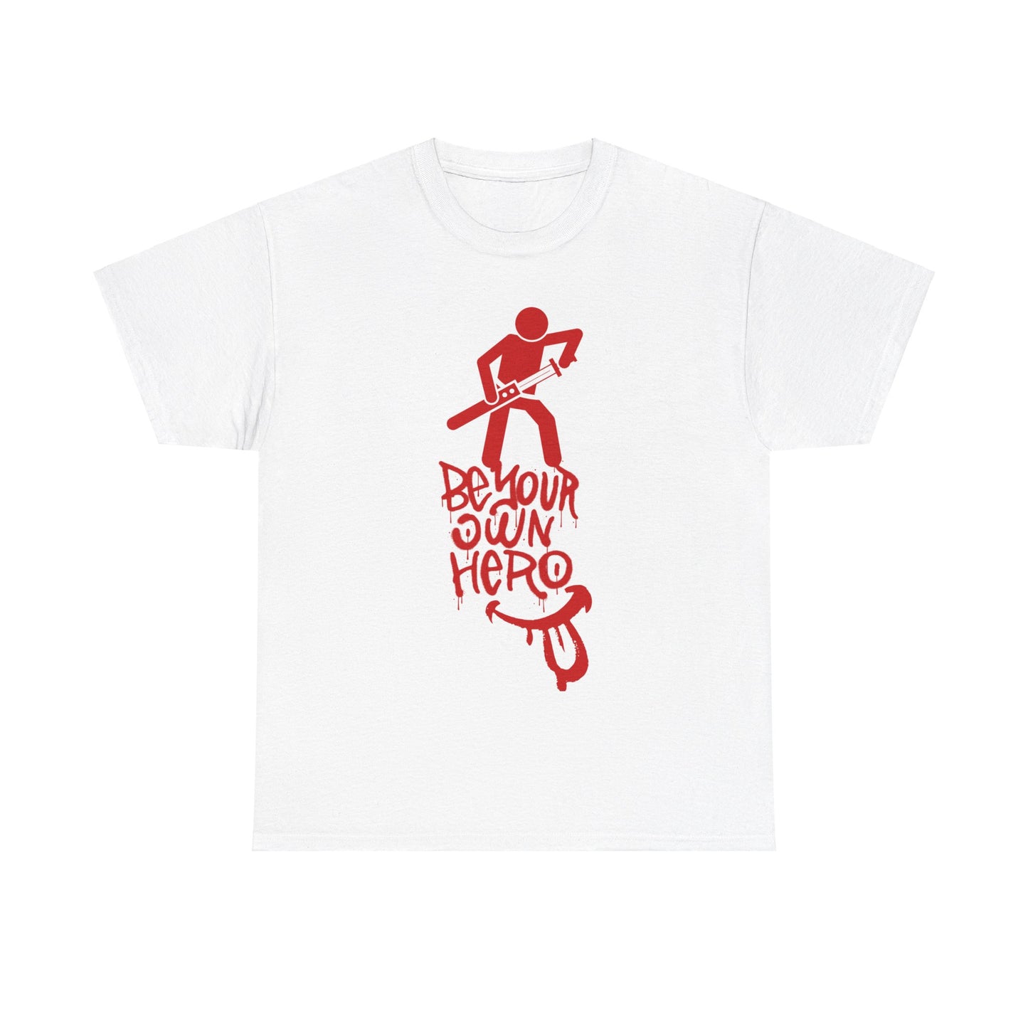 Be Your Own Hero 1a Unisex Heavy Cotton Tee