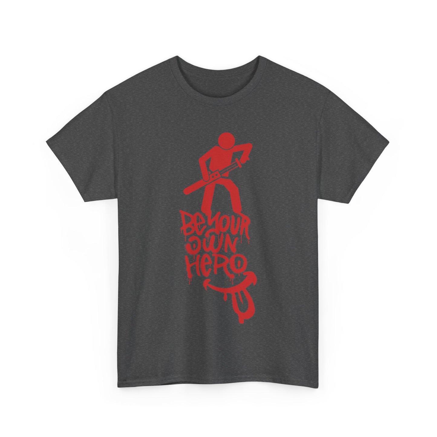 Be Your Own Hero 1a Unisex Heavy Cotton Tee